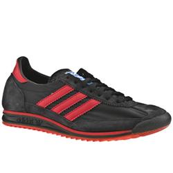Adidas Male Sl 72 Manmade Upper in Black and Red, Green