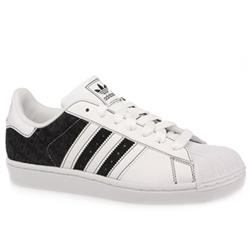 Male Superstar Ii Bsc Leather Upper in White and Black