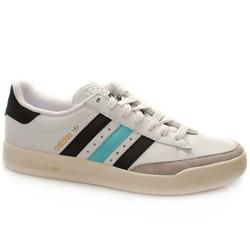 Adidas Male Tennis Tc Leather Upper in White and Black