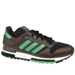 Adidas Male Zx 600 Manmade Upper in Brown and Black