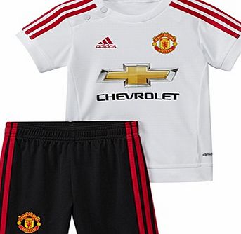 Adidas Manchester United Away Baby Kit 2015/16 White