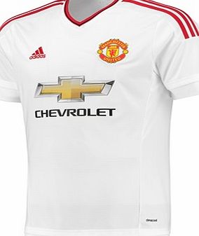 Adidas Manchester United Away Shirt 2015/16 White AI6363