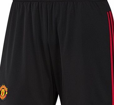 Adidas Manchester United Away Shorts 2015/16 Black AC1435