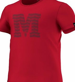 Adidas Manchester United Club Graphic T-Shirt Red AC1937