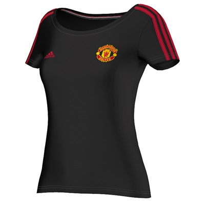 Adidas Manchester United Core T-Shirt - Womens Black