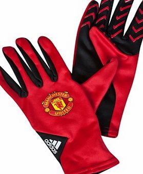 Adidas Manchester United Field Player Gloves Red AC5621