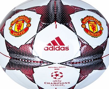Adidas Manchester United Finale 15 Mini Football White