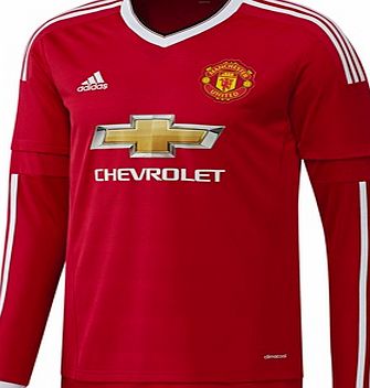 Adidas Manchester United Home Shirt 2015/16 - Long