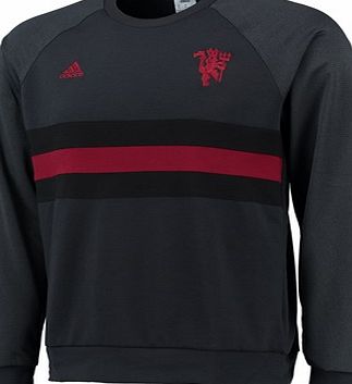 Adidas Manchester United SF Crew Sweatshirt Dk Grey