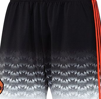 Adidas Manchester United Third Shorts 2015/16 Black