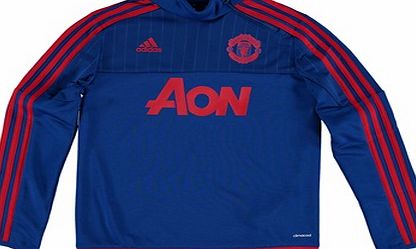 Adidas Manchester United Training Top - Kids Royal Blue