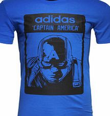 Adidas Marvel Captain America Graphic T-Shirt