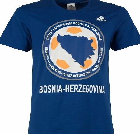 Adidas Mens Bosnia T-Shirt Cobalt