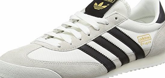 adidas Mens Dragon Trainers, White (Vintage White/Core Black/Off White), 9 UK