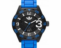 Adidas Mens Newburgh Black Blue Watch