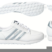 Adidas Mens Oregon/Leather - White/Silver.