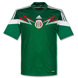 Adidas Mexico Home Kids Shirt 2014 2015