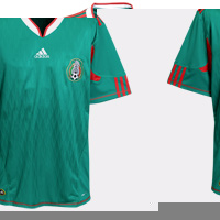 Adidas Mexico Home Shirt 2009/10 with Franco 10 printing.