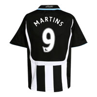 Adidas Newcastle United Home Shirt 2007/09 with Martins