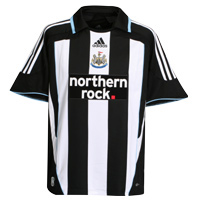 Adidas Newcastle United Home Shirt 2007/09 with Parker