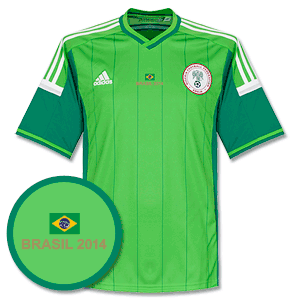 Adidas Nigeria Home Shirt 2014 2015 Inc Free Brazil