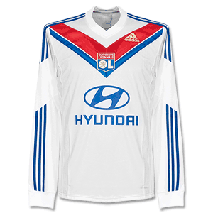 Adidas Olympique Lyon Home L/S Shirt 2013 2014