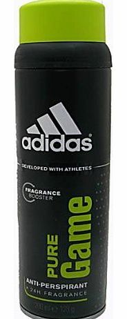 Original Adidas Anti Perspirant Deodorant Spray 200ml Pure Game