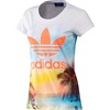 ADIDAS ORIGINALS Adidas Womens Photo T-Shirts (Wht/Multicolor)