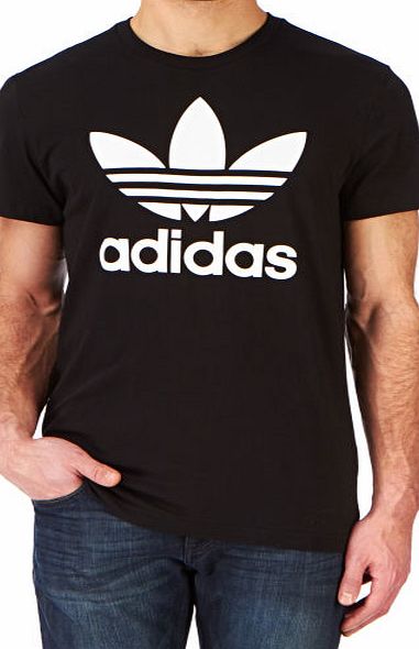 Adidas Originals Mens adidas originals Adi Trefoil T-shirt - Black