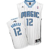 Orlando Magic #12 White Dwight Howard NBA Jersey Small