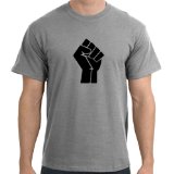 Adidas Power Fist (Black) T-Shirt, Heather Grey, M