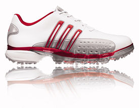 Powerband Golf Shoe White/Power Red/Metallic Silver