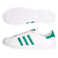 Adidas Pro Lawn Trainers - White/Green/Silver.