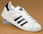 Adidas Pro Lawn White/Navy Leather Trainer