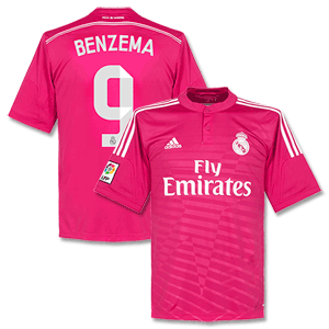 Adidas Real Madrid Away Benzema 9 Shirt 2014 2015