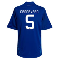 Adidas Real Madrid Away Shirt 2008/09 with Cannavaro 5