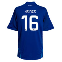 Real Madrid Away Shirt 2008/09 with Heinze 16.