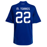 Adidas Real Madrid Away Shirt 2008/09 with M.Torres 22.