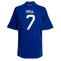 Adidas Real Madrid Away Shirt 2008/09 with Raul 7