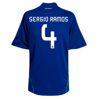 Adidas Real Madrid Away Shirt 2008/09 with Sergio Ramos