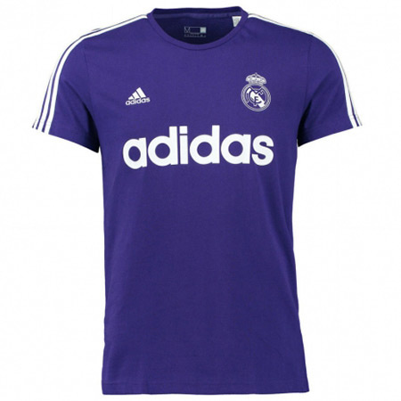 Adidas Real Madrid Graphic INS T-Shirt - Purple 2015