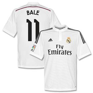 Adidas Real Madrid Home Bale No.11 Kids Shirt 2014 2015