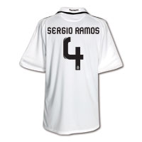 Adidas Real Madrid Home Shirt 2008/09 - Sergio Ramos 4.