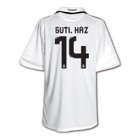 Adidas Real Madrid Home Shirt 2008/09 with Guti.Haz 14.