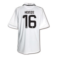 Adidas Real Madrid Home Shirt 2008/09 with Heinze 16