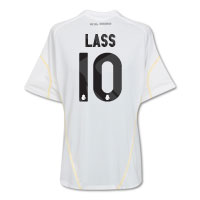 Adidas Real Madrid Home Shirt 2009/10 with Lass 10