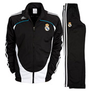 Adidas Real Madrid Presentation Suit - Kids - Black.