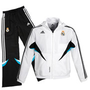 Real Madrid Presentation Suit - White/Black -