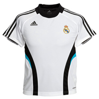 Real Madrid Training Shirt - White/Black - Kids.
