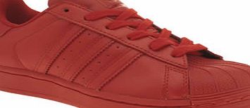 Adidas Red Superstar Supercolor Trainers
